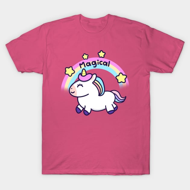 Magical Unicorn T-Shirt by Miaufu&Friends
